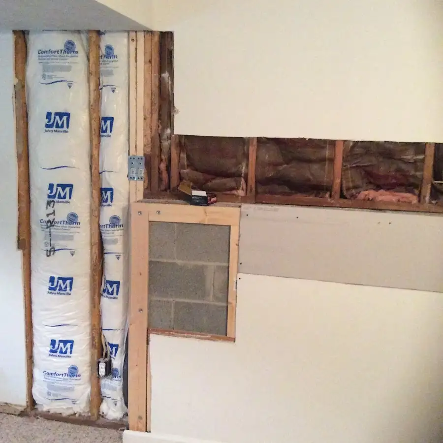 Wall insulation replacement during Structural Drying in New Paltz